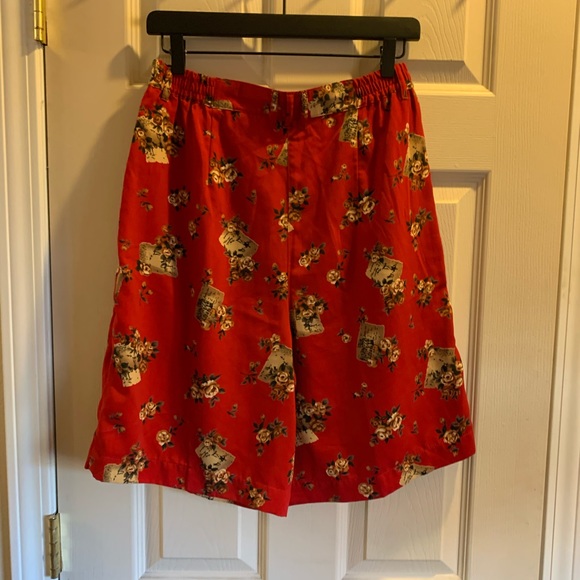 Vintage 90s high waist floral shorts - Picture 4 of 7
